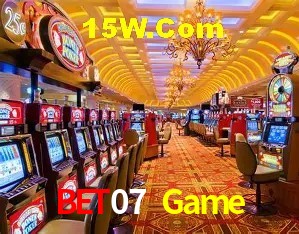 Interface moderna da plataforma Bet07 Game